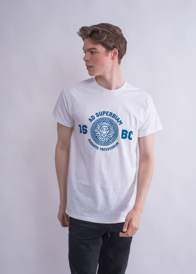 T-Shirt Herren Weiß Frontprint