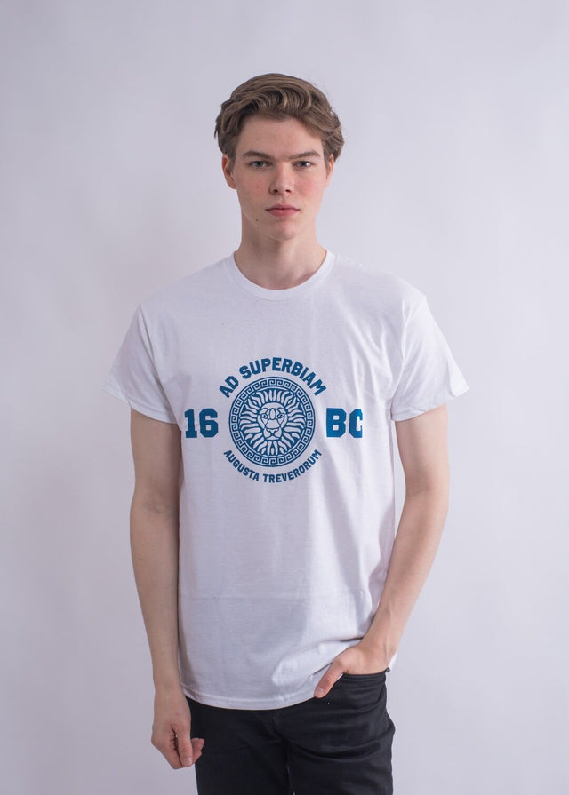 Streetwear Herren T-Shirt Weiß Baumwolle