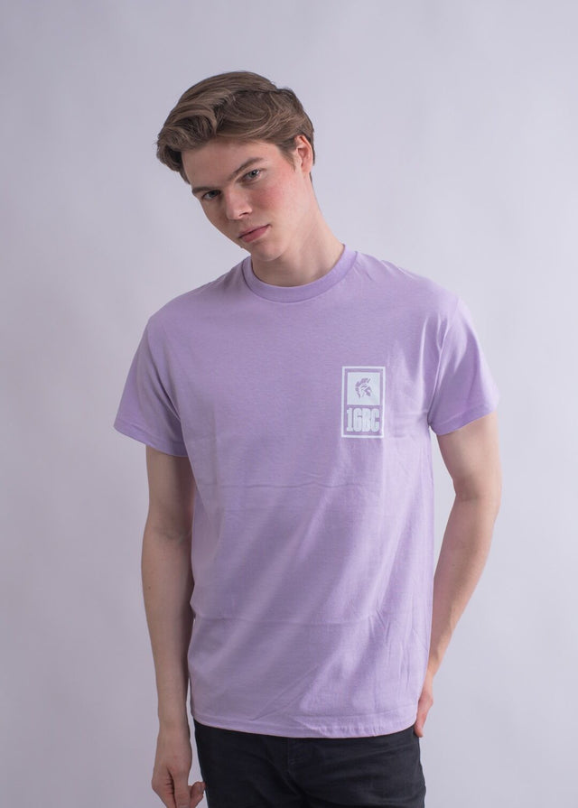 Herren T-Shirt Lila 16BC Frontprint