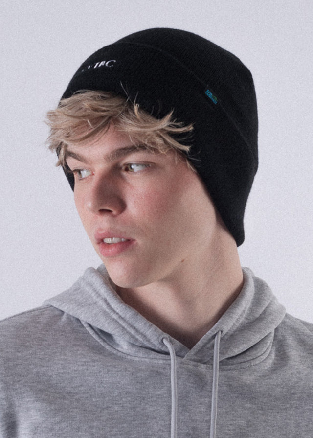 Männer Beanie Schwarz XVIBC (unisex)