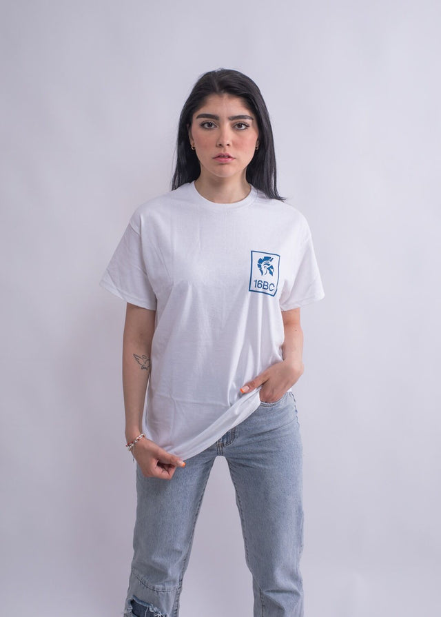 Damen T-Shirt Weiß 16BC Trier Frontprint