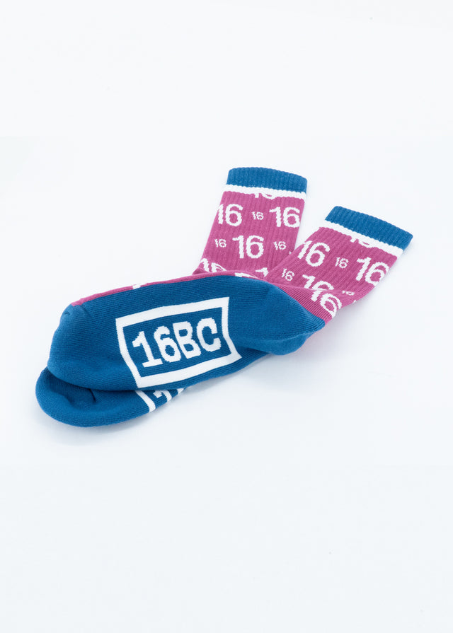 Socke Numbers Reddish 16BC