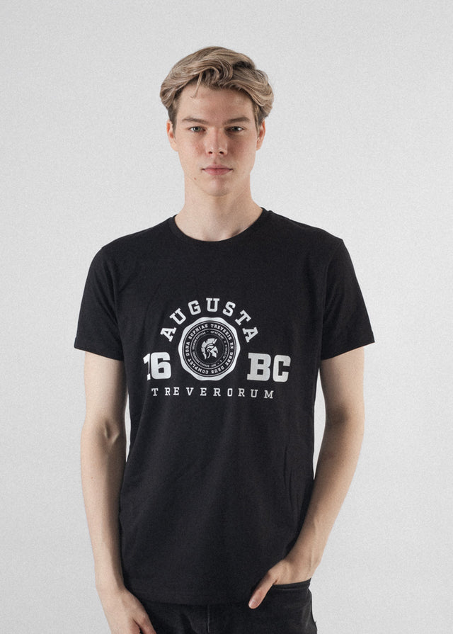 Bio Baumwoll Herren T-Shirt Schwarz - 16BC Die Geburtsstunde Triers
