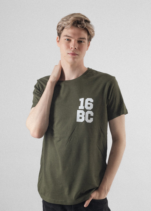 Bio Baumwoll Herren T-Shirt Grün 16BC Trier