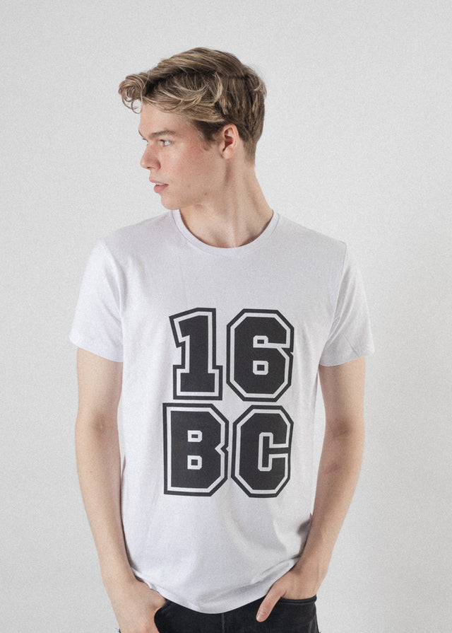 Bio Baumwoll T-Shirt Herren Weiß - 16BC von Trierern für Trierer