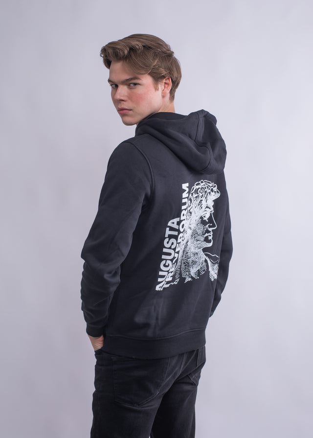 Hoodie Männer Augusta Schwarz 16BC