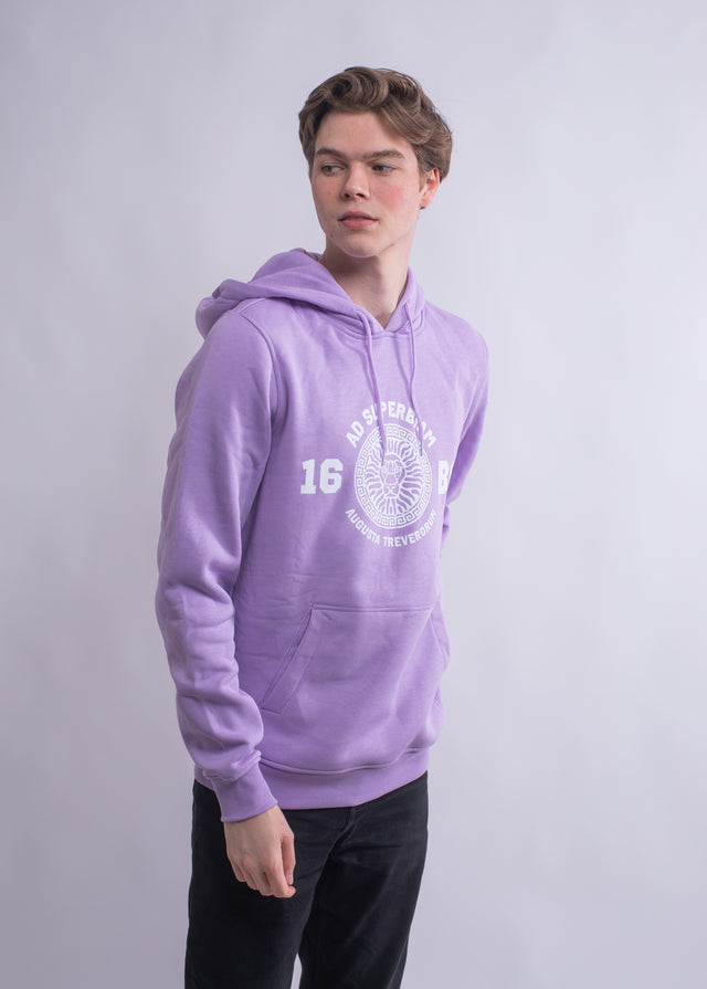 Kapuze Lila Sweatjacke Herren Oversize Official Man Hoodie Mit