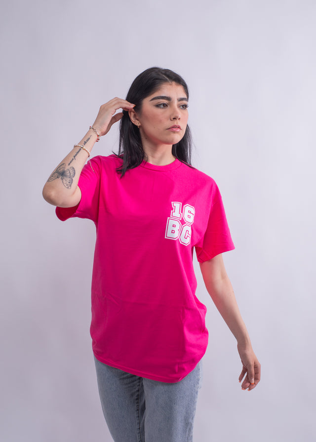 Streetwear Damen T-Shirt Pink 16BC Trier