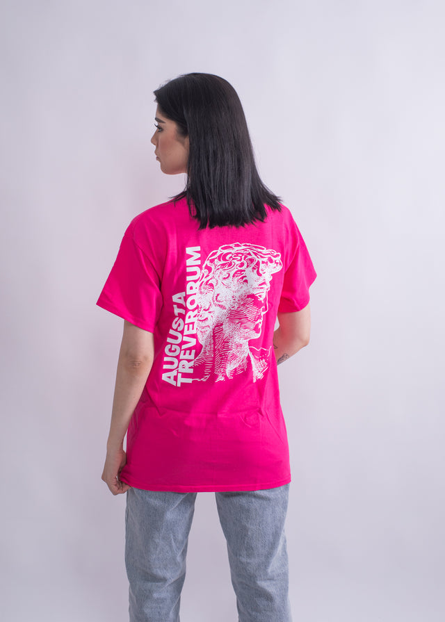 Damen T-Shirt Pink Backprint