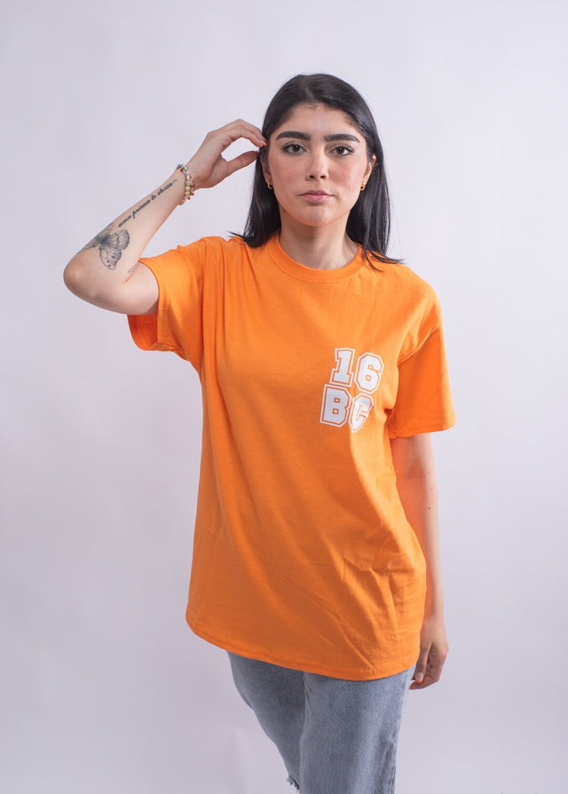 Damen Streetwear T-Shirt Orange 16BC Trier