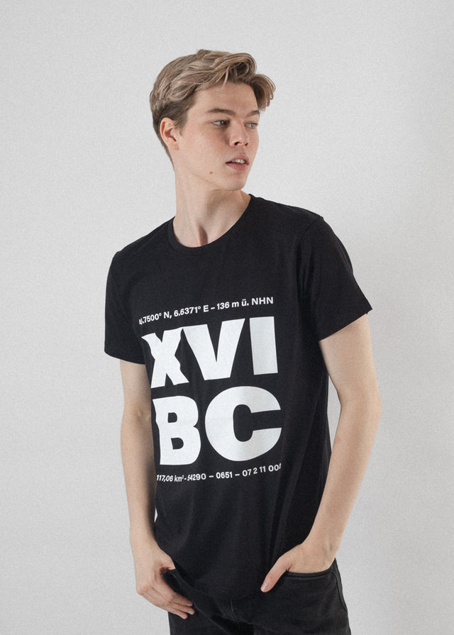 T-Shirt Männer Block Schwarz XVIBC