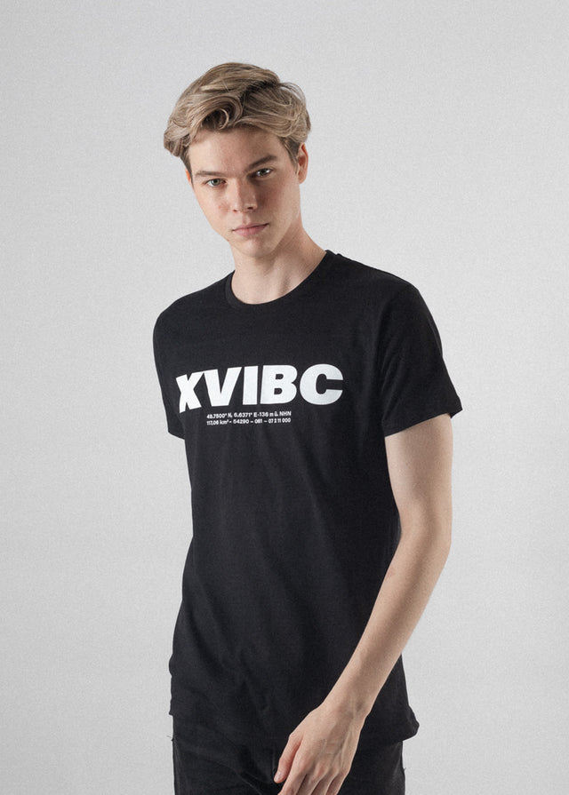 Bio Baumwoll Herren T-Shirt Schwarz XVIBC