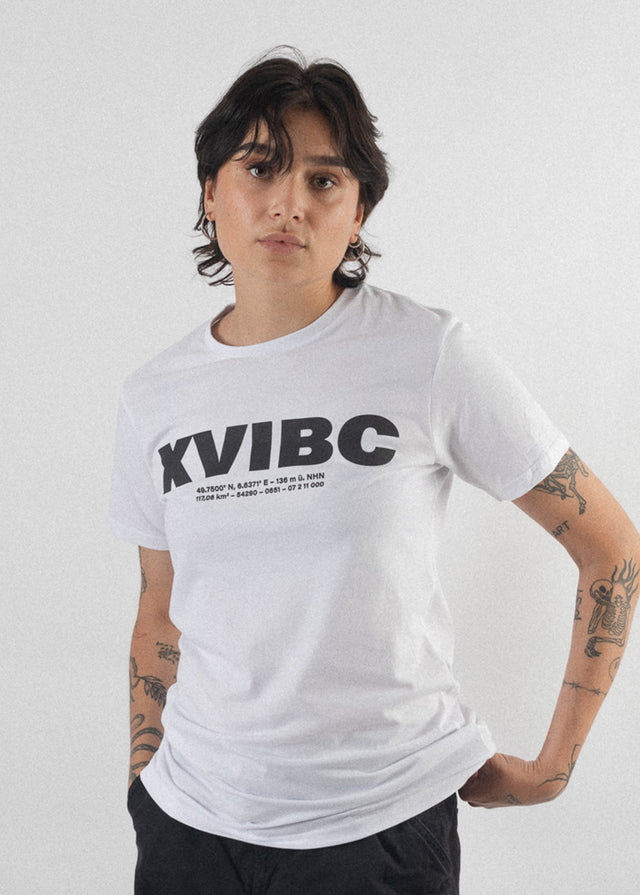 Vegan Streetwear Damen T-Shirt Weiß XVIBC
