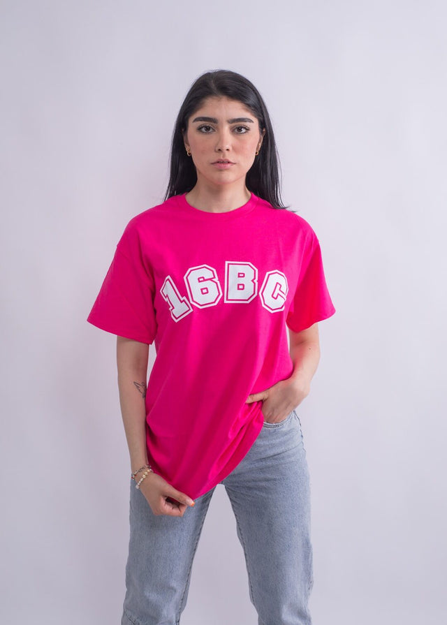 Streetwear Damen T-Shirt Pink Baumwolle