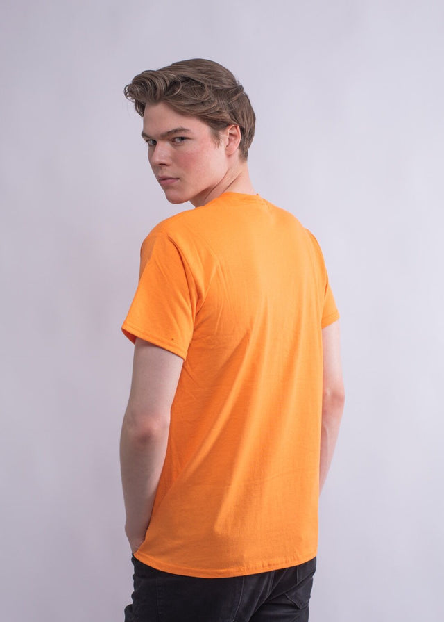 T-Shirt Männer Lion Tangerine 16BC